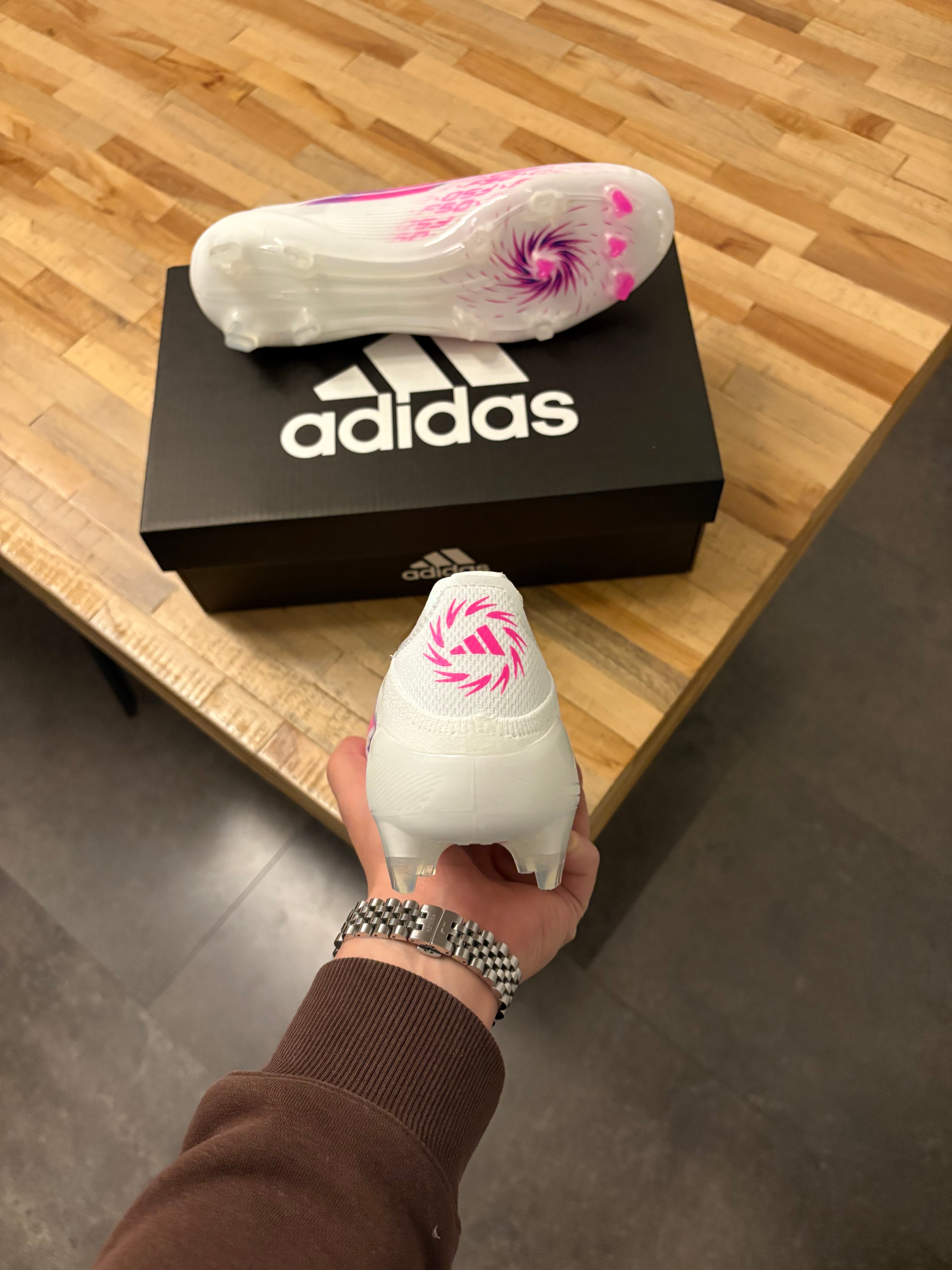 Adidas F50 Elite Laceless White FG