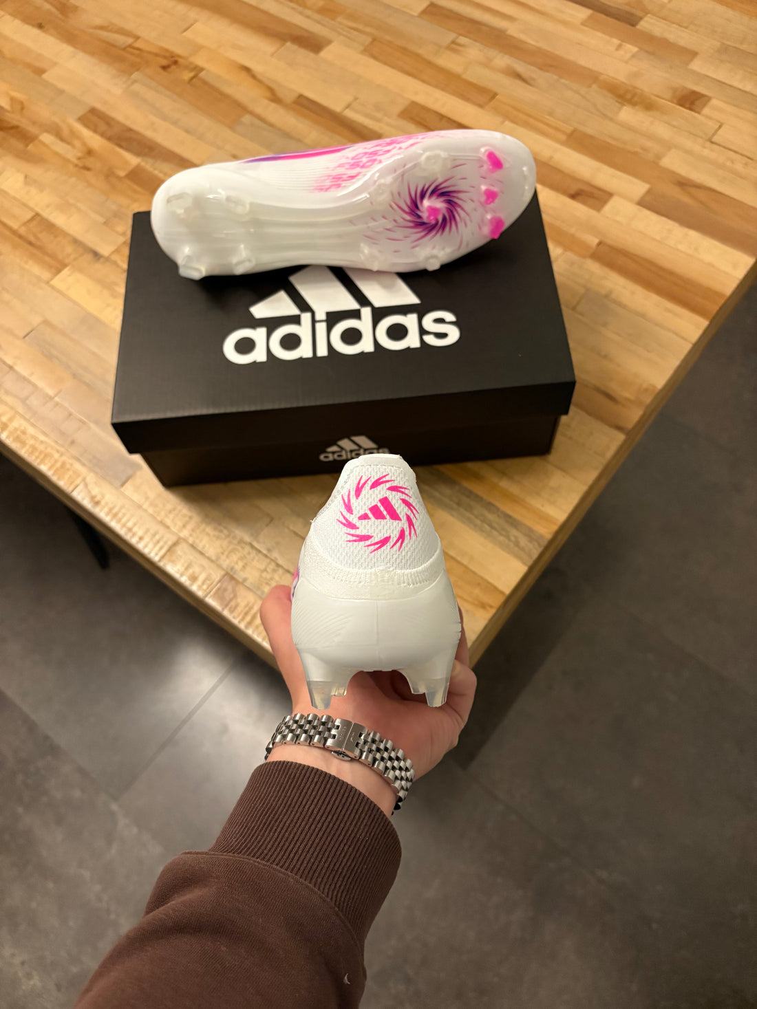 Adidas F50 Elite Laceless White FG