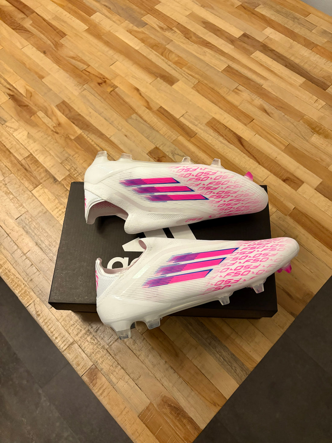 Adidas F50 Elite Laceless White FG