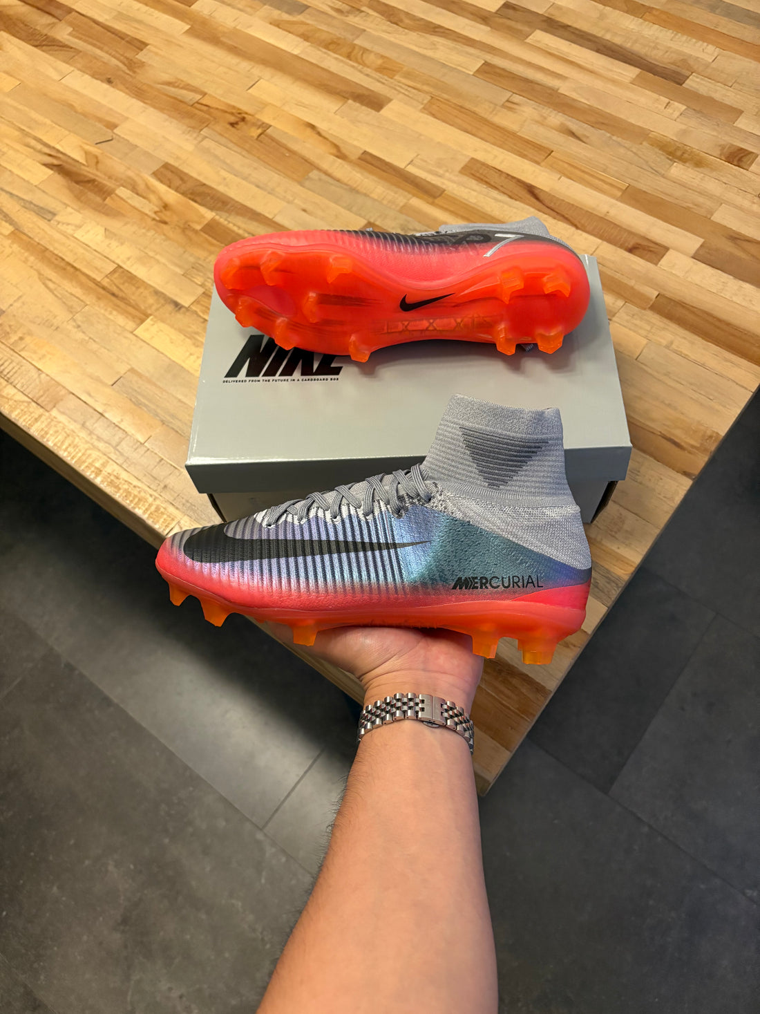Nike Mercurial Superfly 5 CR7 Grey FG