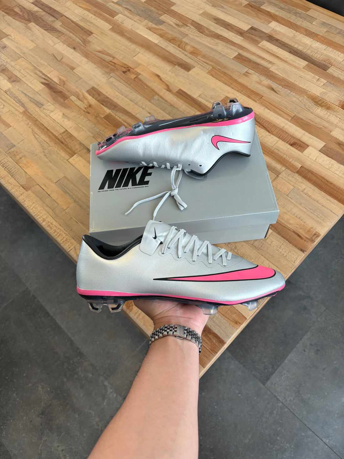 Nike Mercurial Vapor 10 Silver FG