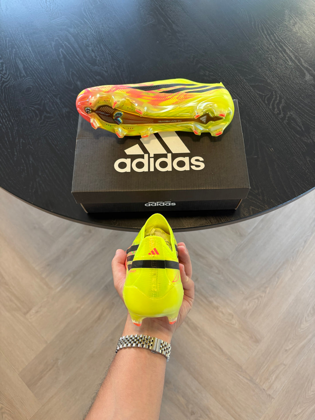 Adidas F50 Hyperfast Elite Neon FG