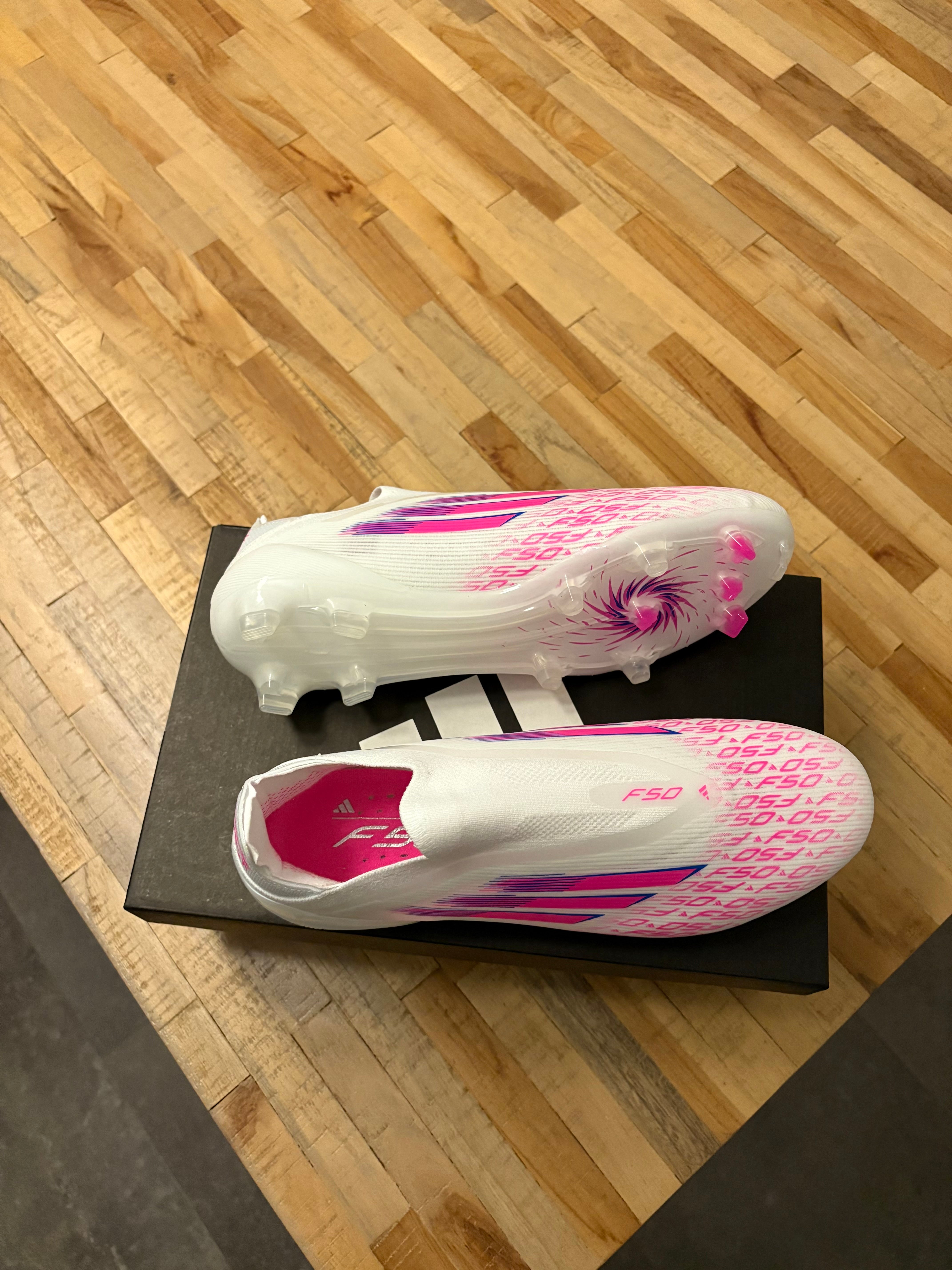 Adidas F50 Elite Laceless White FG