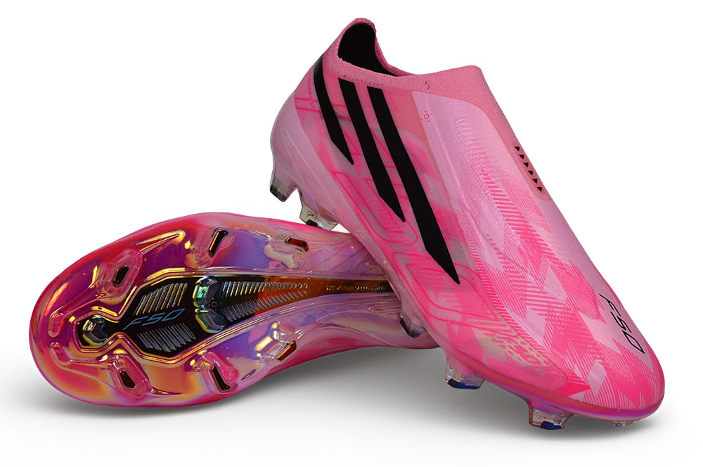 Adidas F50 Hyperfast Laceless Pink FG